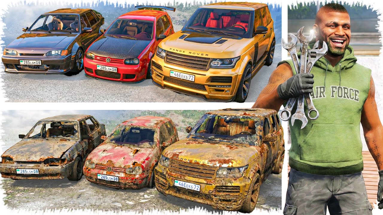 Джонни шрот көліктерден ең әдемі көлік жасап шықты (GTA V)