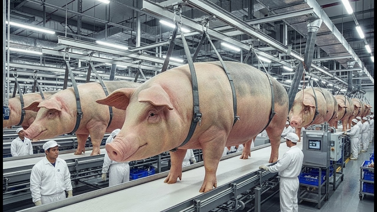 How Pork Fat Is Made and Processed | Farm to Factory Full Journey