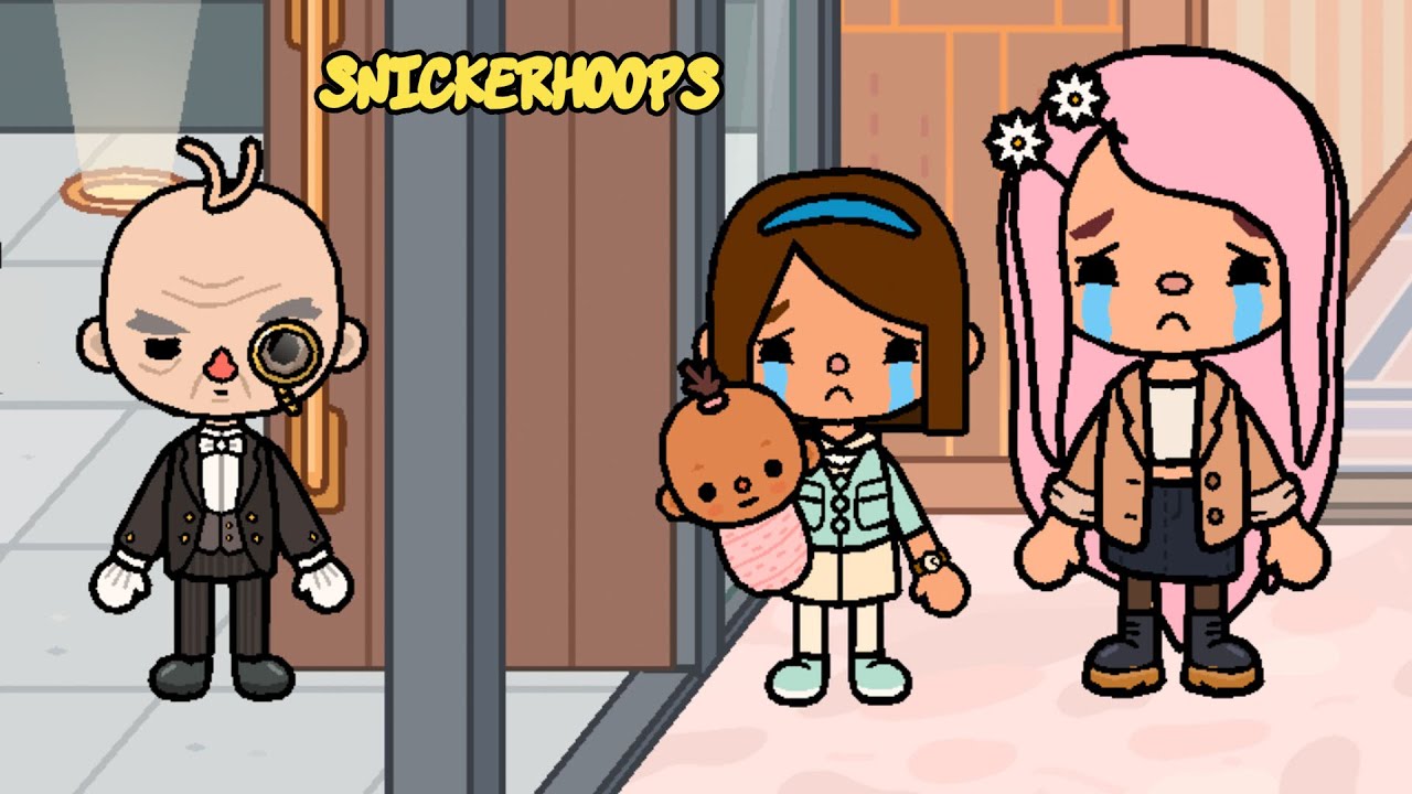 They Take Baby Mia AWAY!! | Snicker Hoops Toca Life World Sad Story with Voice