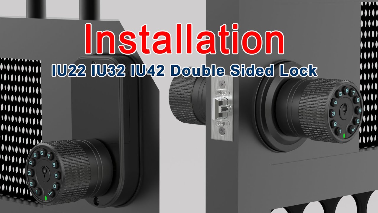 How to install IU22 IU32 IU42 double sided lock