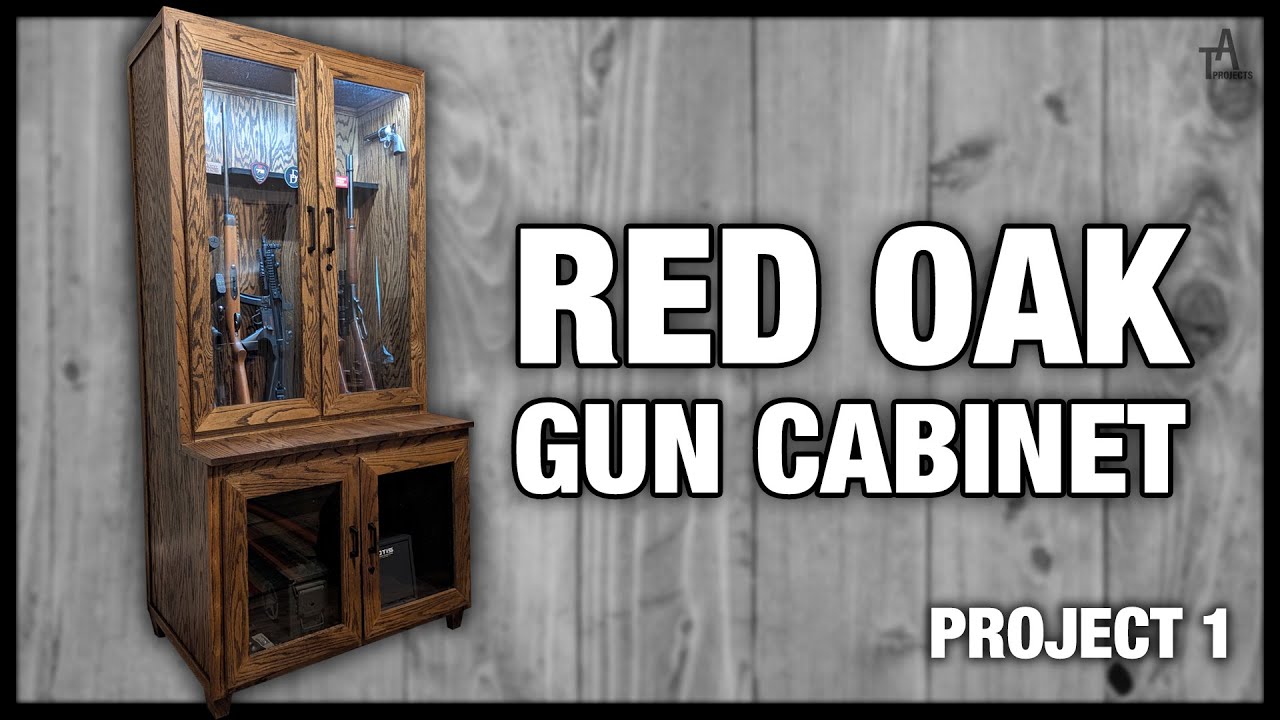 [Project 1] Building a Red Oak Gun Cabinet