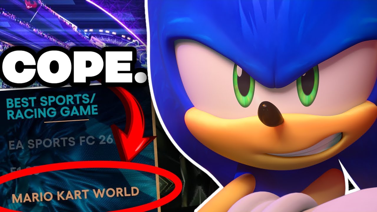 Настоящая причина поражения Sonic Racing CrossWorlds...