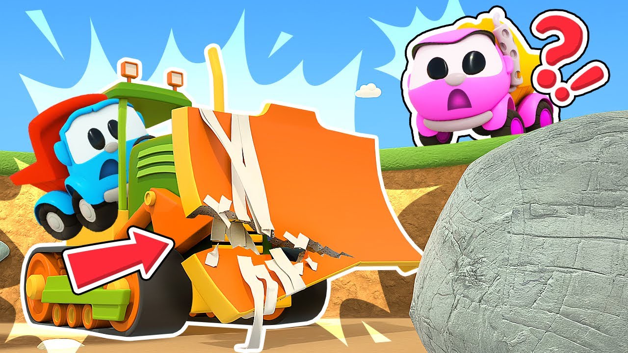 Küçük Kamyon Lea ve Robotlar Büyük Kayayı Nasıl Kaldırdı?