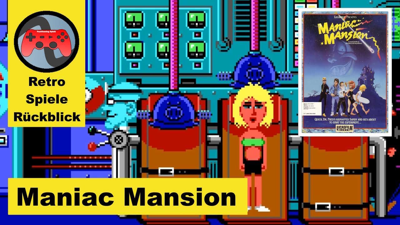 Maniac Mansion - DOS - Retro Spiele Rückblick - (Reupload)