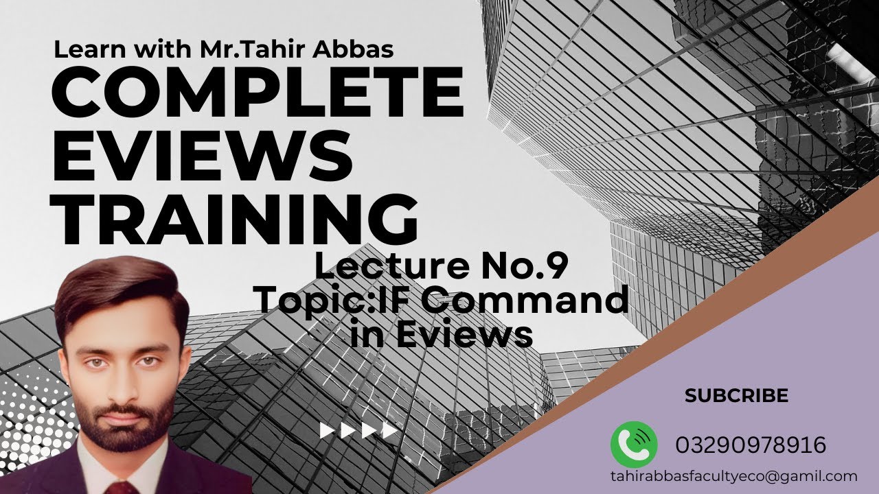IF Command in EViews Explained | Conditional Statements & Practical Examples