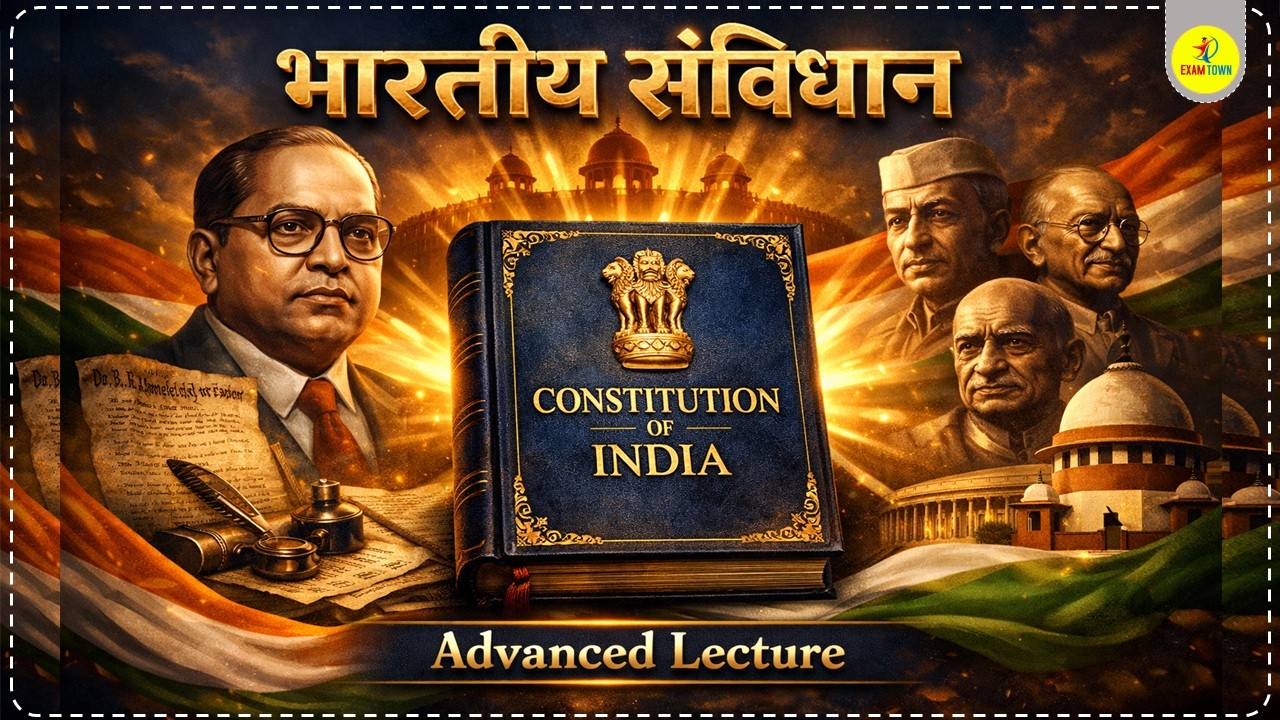 Constitution of India in Hindi | Indian Constitution Complete Explanation for SSC UPSC