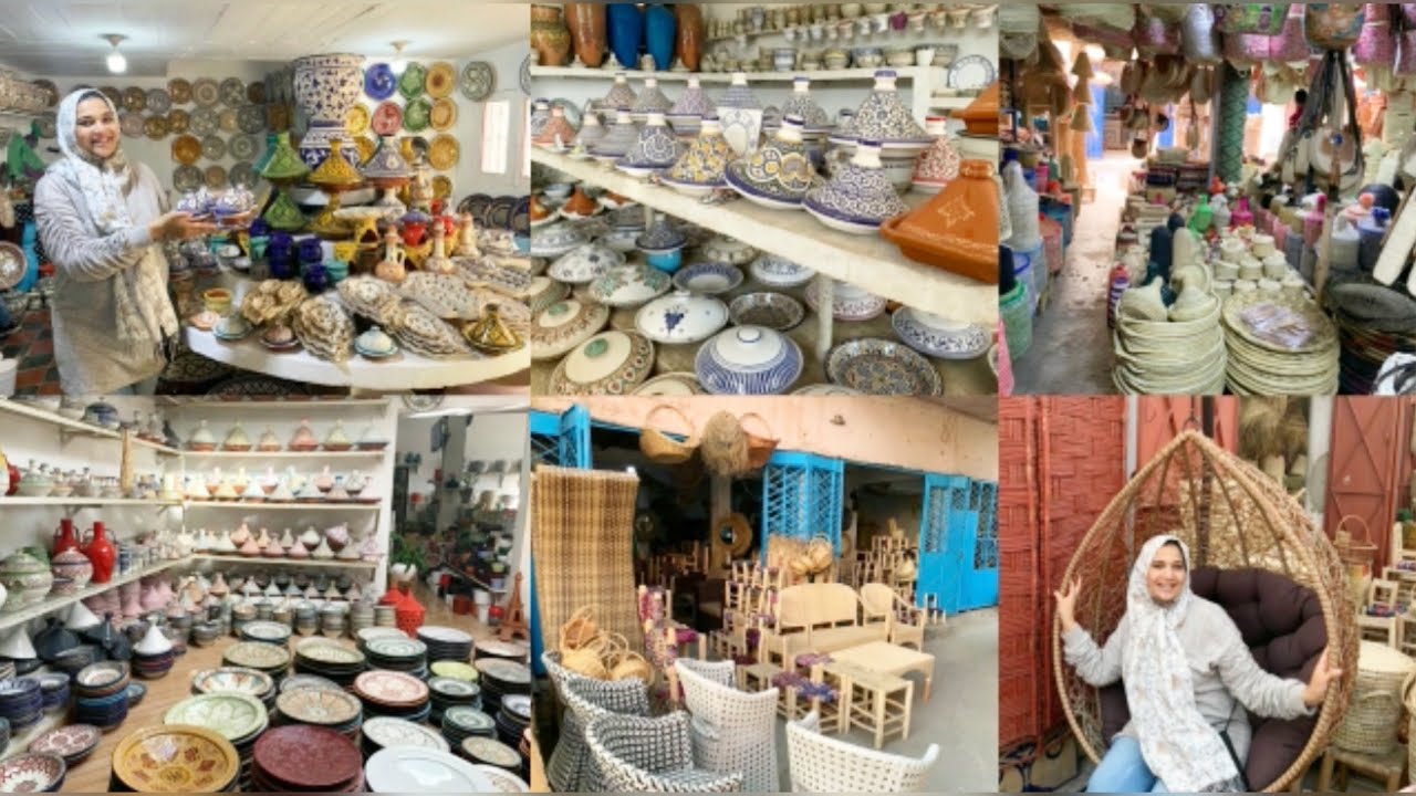 Artisanat au complexe oulja sale جولة ومشتريات من الولجة بمدينة سلا بمناسبة شهر رمضان