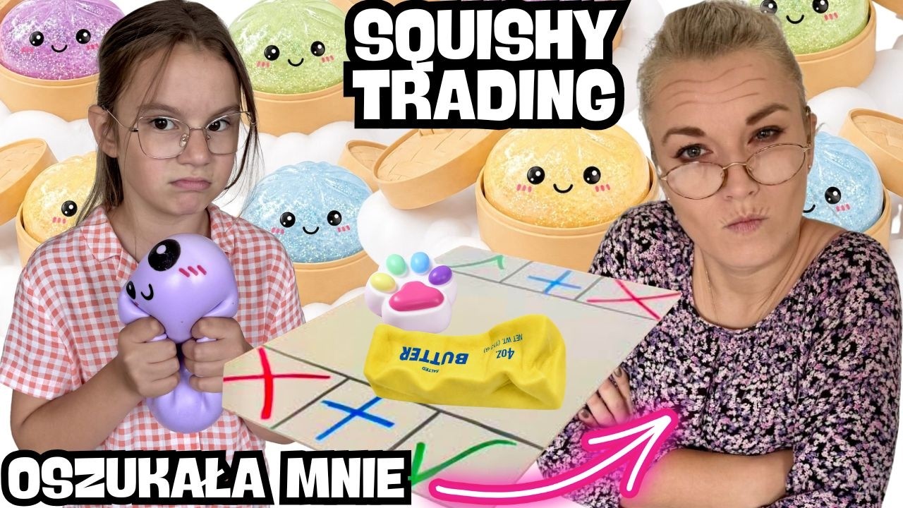 Squishy Trading z Babcią Helenitą💖 Oliwia została oszukana😱
