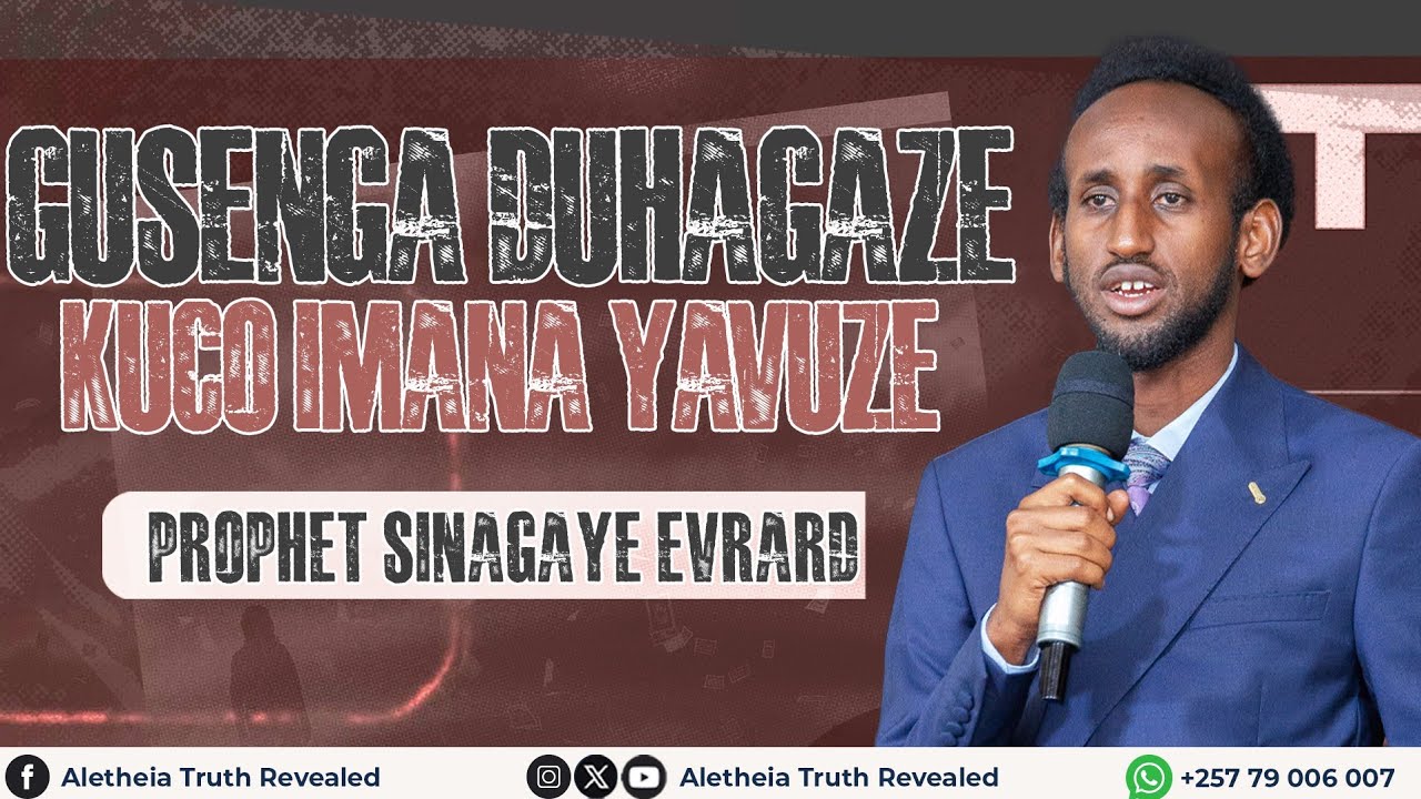 GUSENGA DUHAGAZE KUCO IMANA YAVUZE | Prophet Evrard SINAGAYE