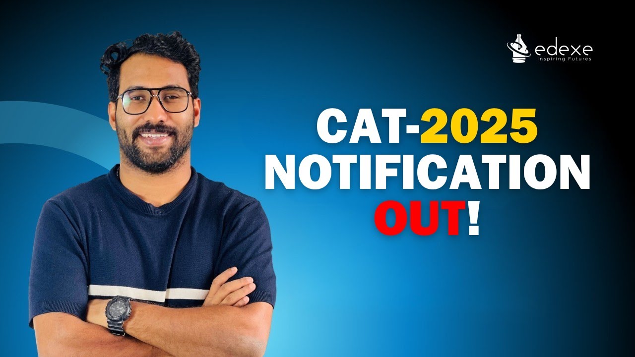 CAT 2025 NOTIFICATION OUT! | CAT PREPARATION MALAYALAM | edexe learning