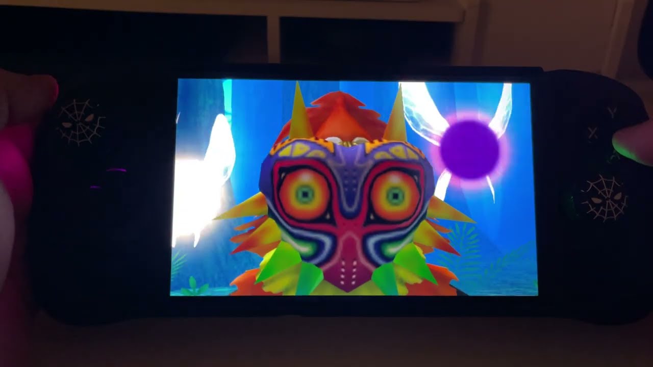 The legend of Zelda Majoras Mask 3d N3DS Ayn Odin 2 Portal Max gameplay 3ds