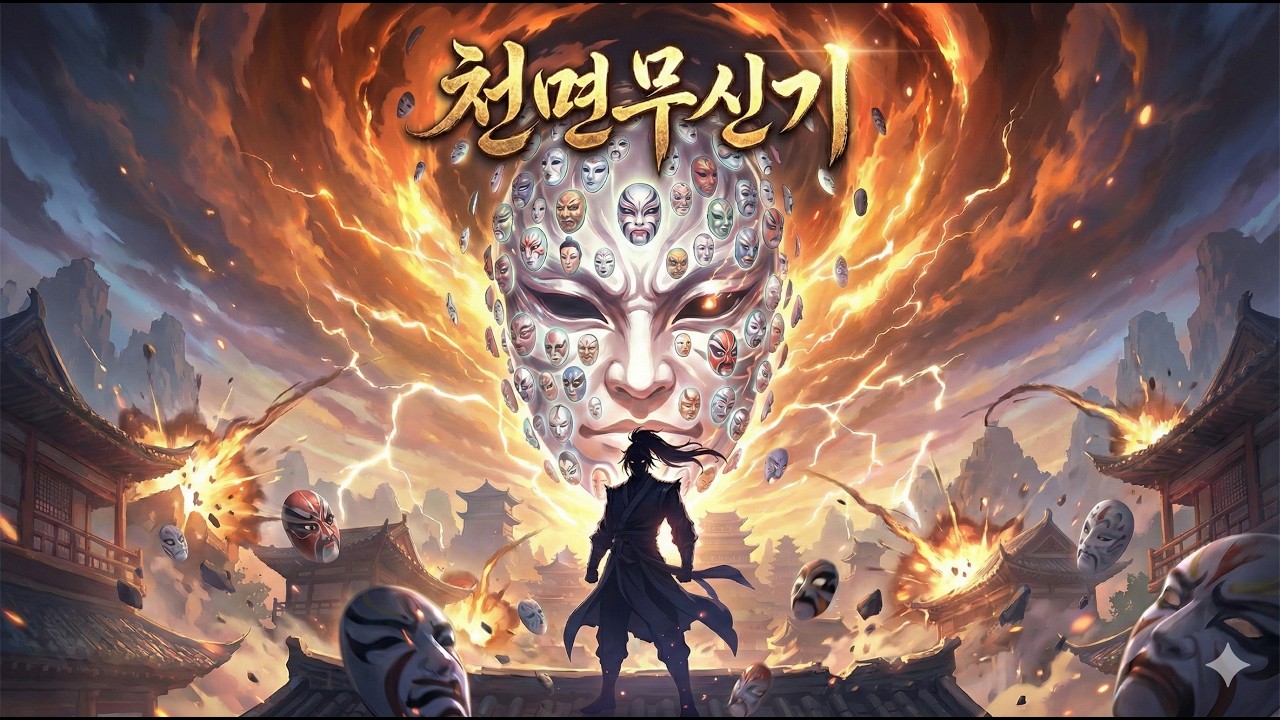 [정통무협] 천면무신기(千面武神記) 1~20화 몰아보기 | 미친놈 취급받던 왕따 소년, 알고 보니 몸속에 '관우'와 '용신'이 산다고? (수면용/출퇴근용 오디오북)
