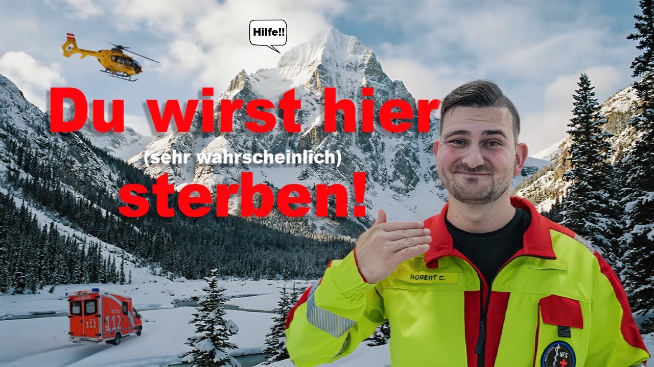 Du wirst Bergsteigen nicht überleben! Ich erkläre dir warum 🏔️🚑 #rettungsdienst
