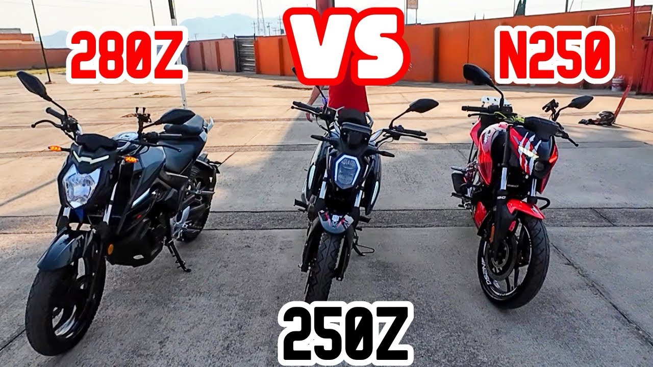 280z VS Pulsar N250 VS 250z - ¿Por fin italika esta a la altura de bajaj?
