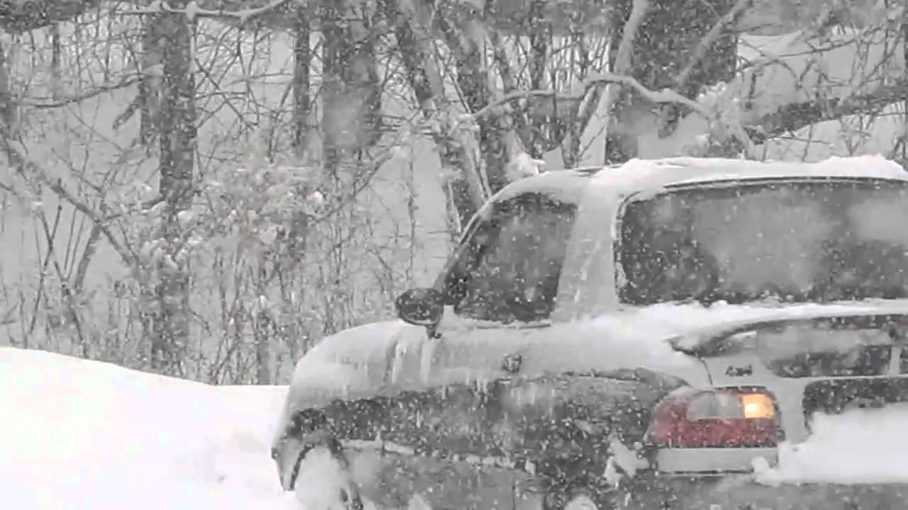 x90 in a foot of snow