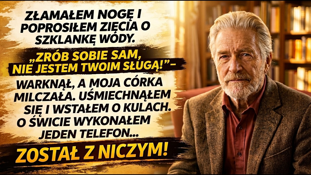 „Nie jestem twoim sługą” – ZIĘĆ UPOKORZYŁ MNIE po złamaniu nogi… BARDZO SIĘ POMYLIŁ