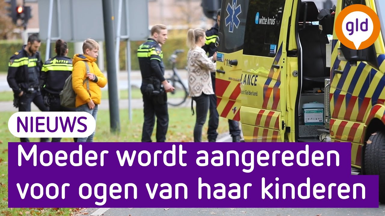 Fietsende moeder zwaargewond na aanrijding, kinderen opgevangen door politie