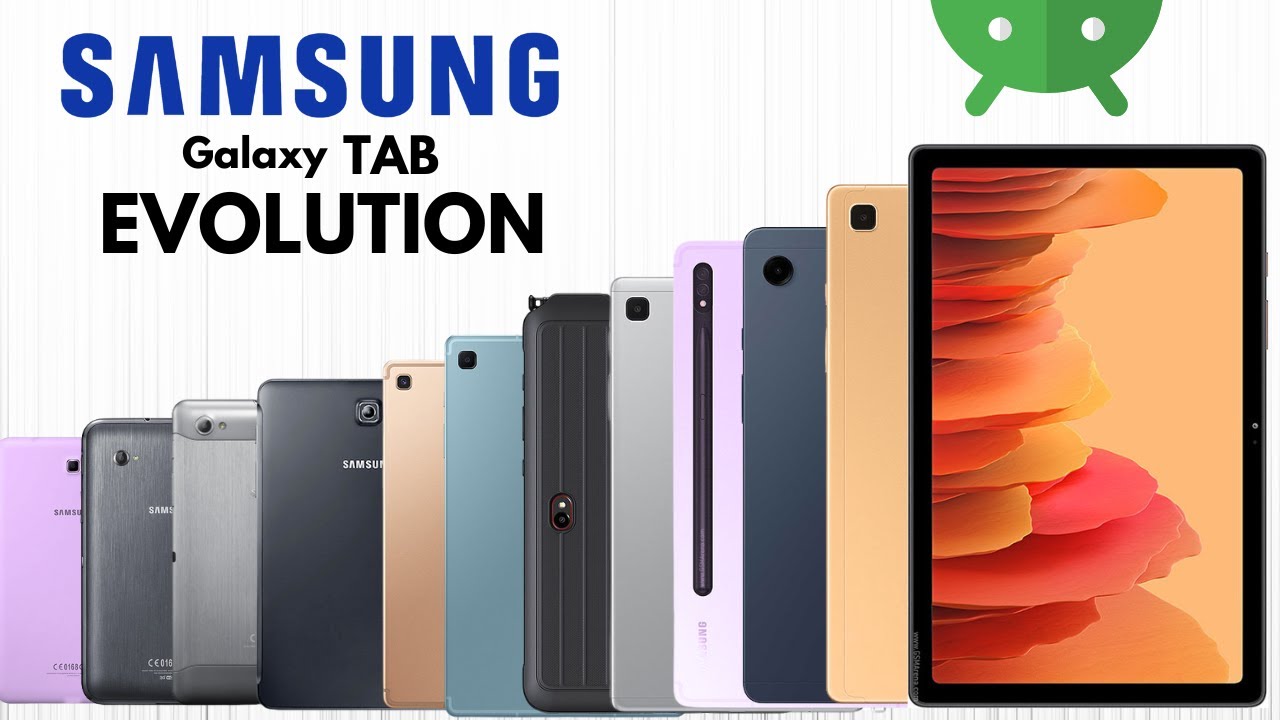 Evolution of Samsung Galaxy Tab | History Of Galaxy Tab