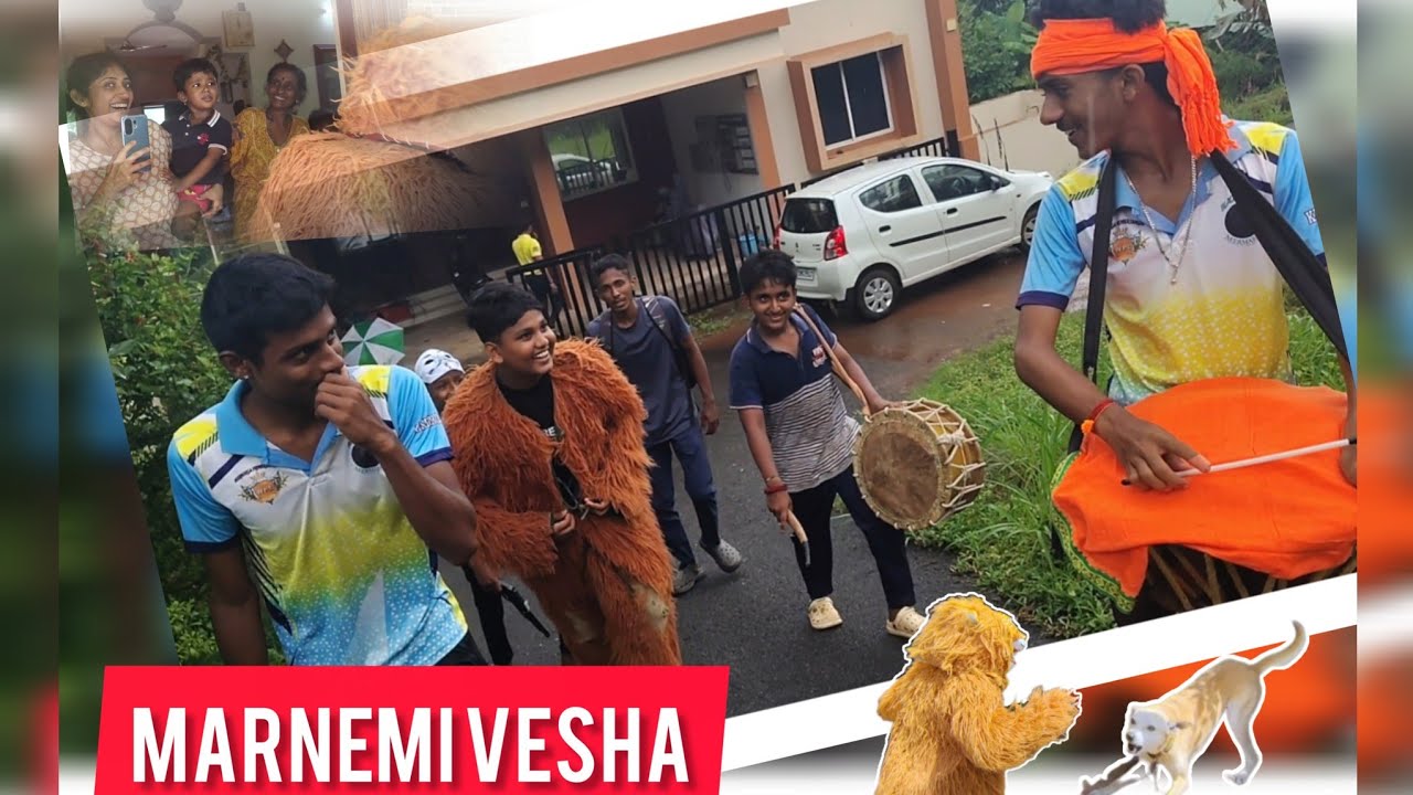 Boys in Vesha😂| Dasara vibes | Simha🦁 Karadi🐻 Tase🥁Dolu | Mangalore Dasara 🎊🎉🎊🎉