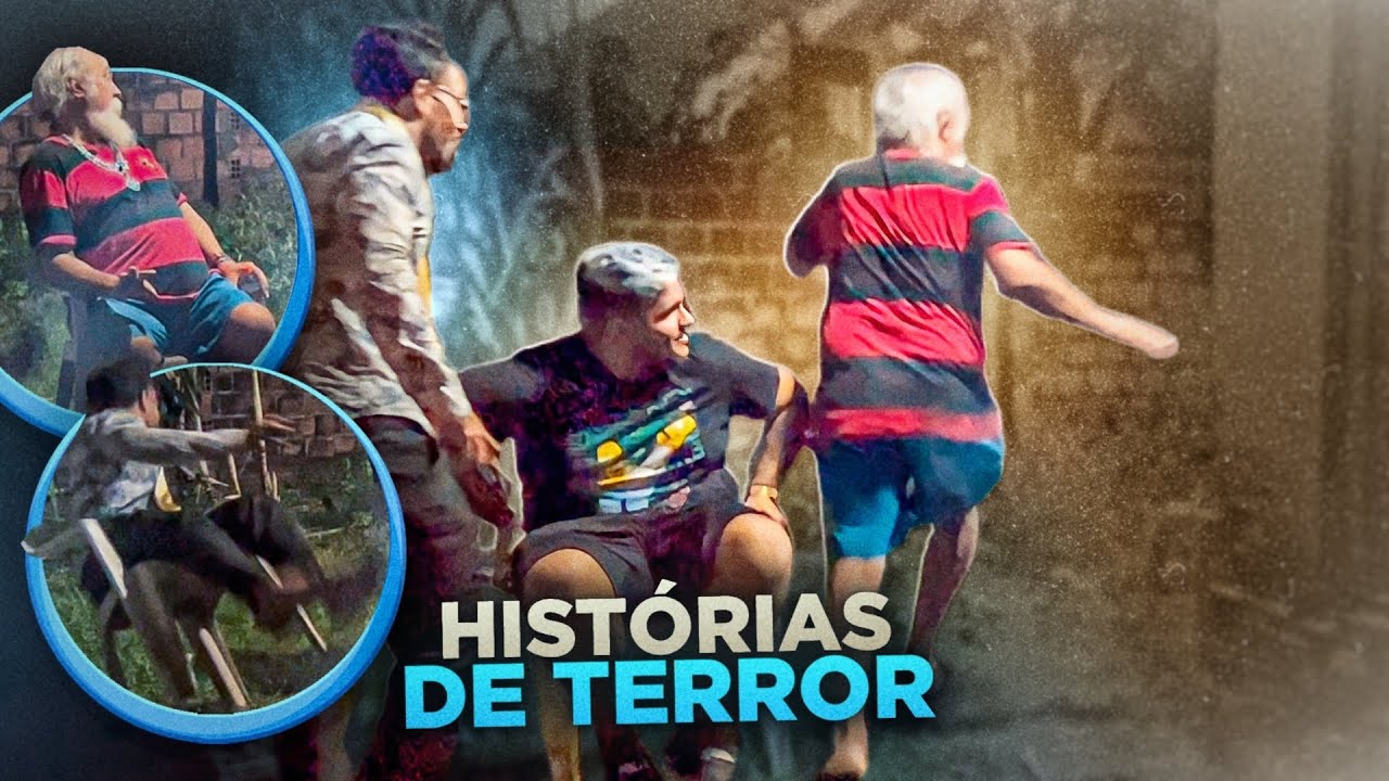LUIZ DO SOM CONTOU HISTÓRIAS DE TERROR NA FOGUEIRA E CORREU | LUIZ DO SOM