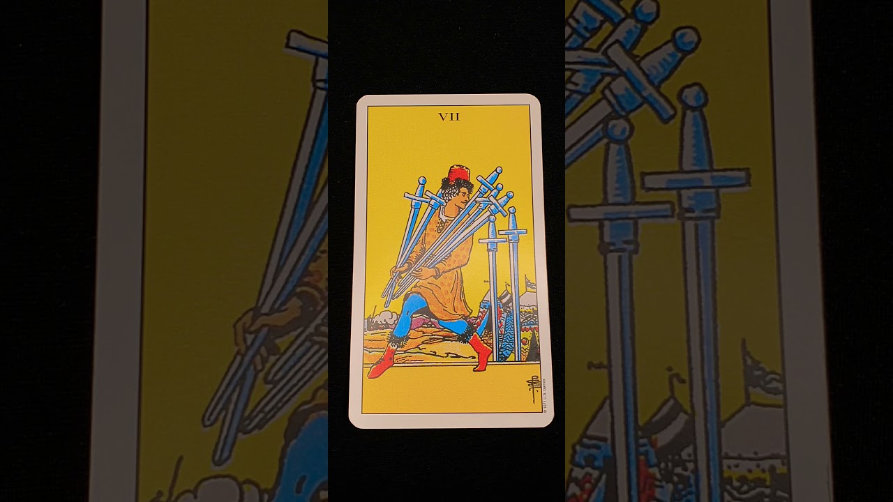 Todays card for you is seven swords