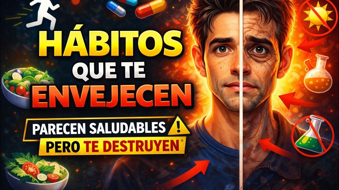 Hábitos “saludables” que te están ENVEJECIENDO más rápido