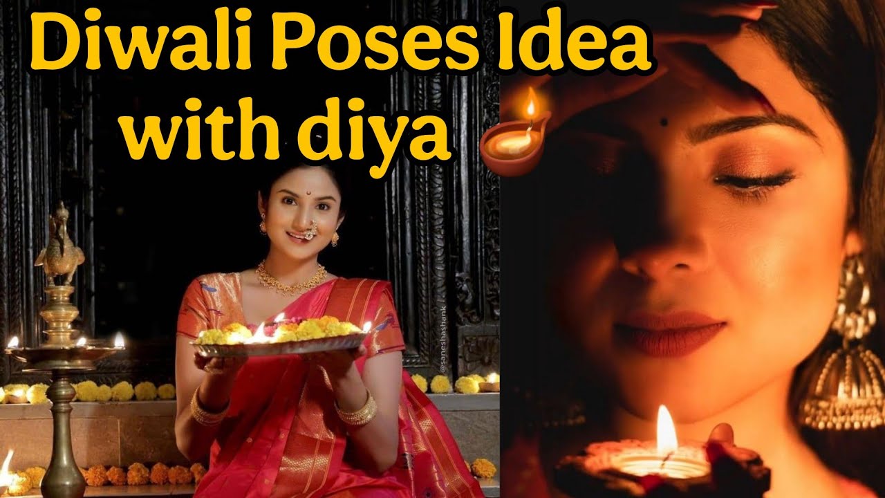 Top 25  Diwali Photo Pose Ideas 2025 | Traditional & Creative Poses for Girls