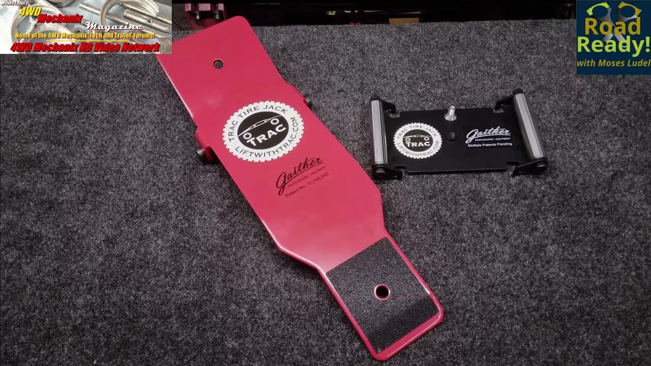 Gaither Trac Tire Jack and Winntec Centering Bolts Make Tire Changing and Tire Rotations Easy!