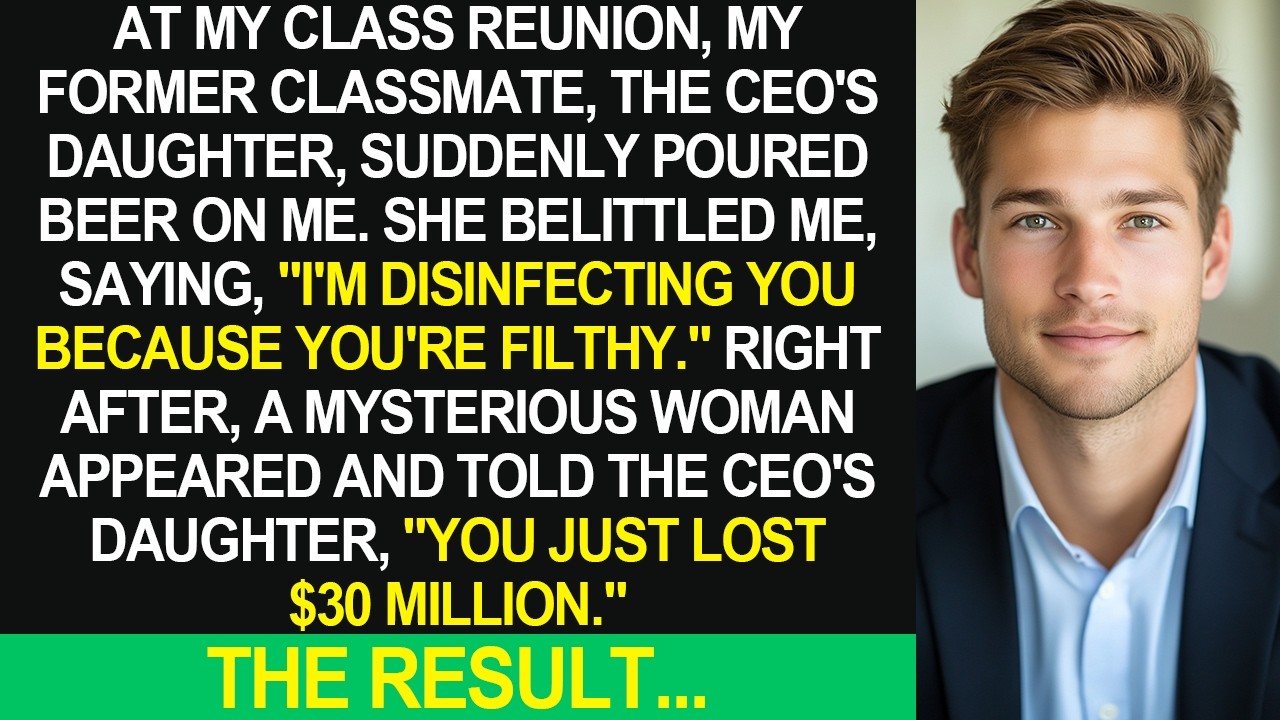 The CEO's Daughter Poured Beer On Me. Then, A Mysterious Woman Revealed A Shocking Truth To Her...