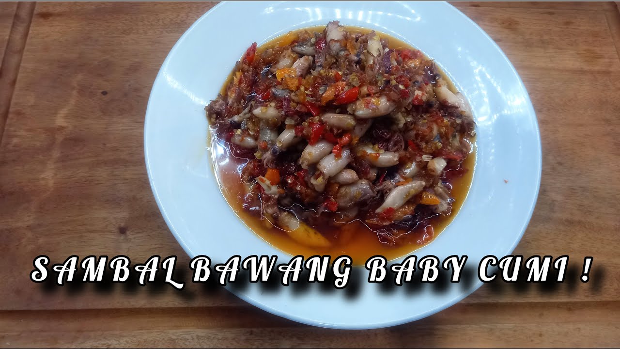Sambal Bawang Baby Cumi | Pedas Gurih Bikin Nambah