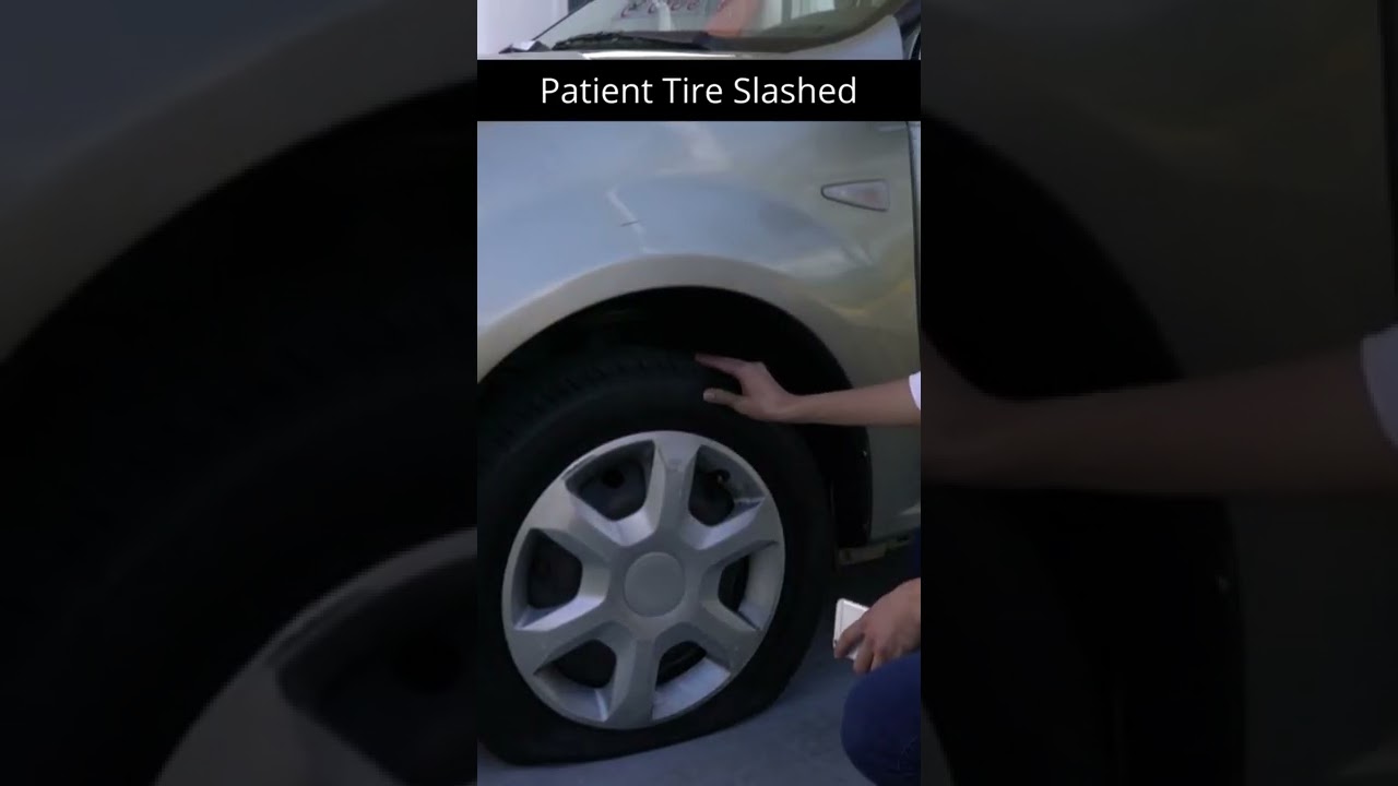 Patient Tire Slashed | Did The Employee Do It?