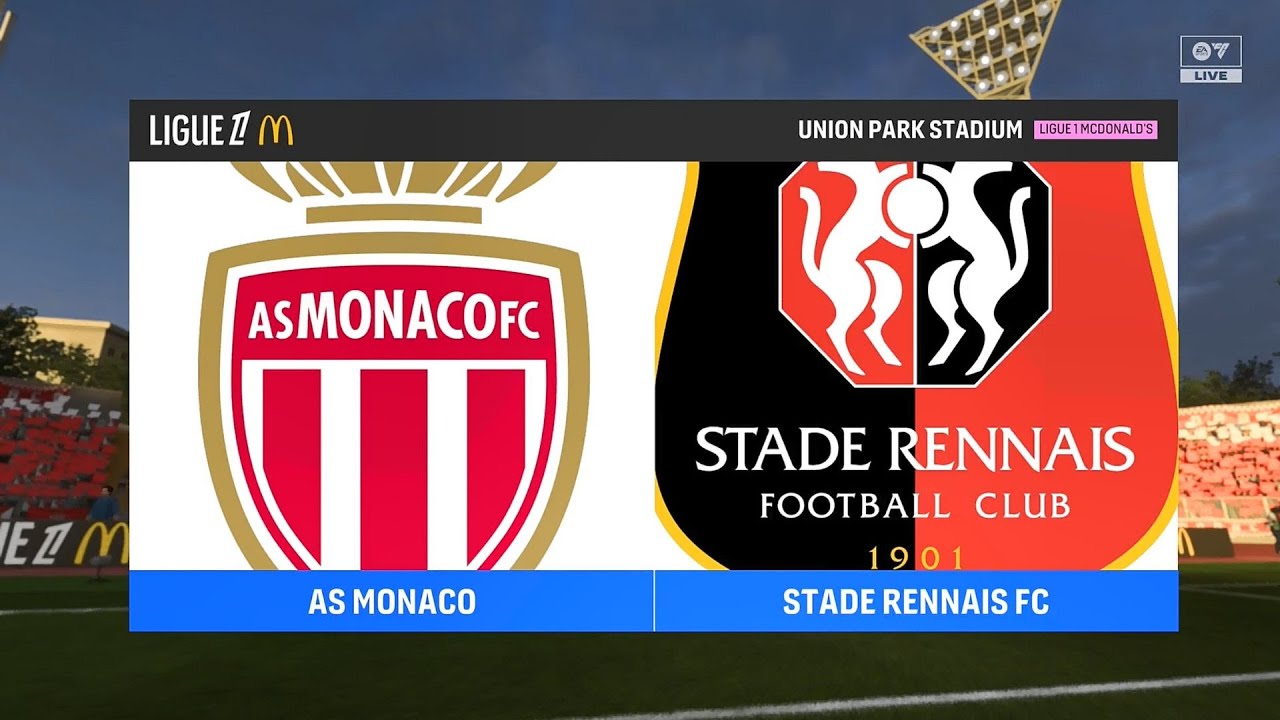 EA Sports FC 26 | AS Monaco vs Rennes - Ligue 1 Uber Eats | Gameplay PS5