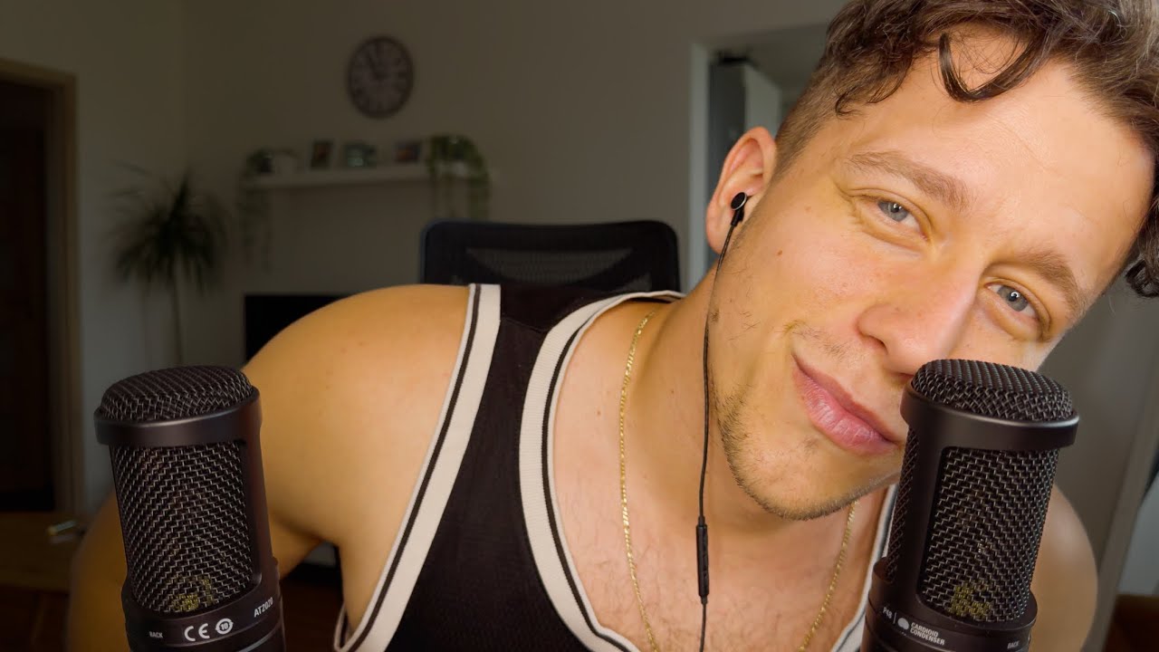 ASMR | Gum Chewing + Inaudible Whispers 👄 Ear-to-Ear Triggers