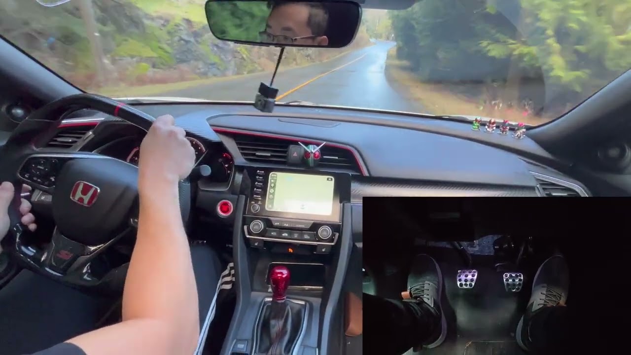 2020 Civic Si – Twisty Backroad POV Drive with Pedal Cam (Raw Engine Audio, No Commentary)