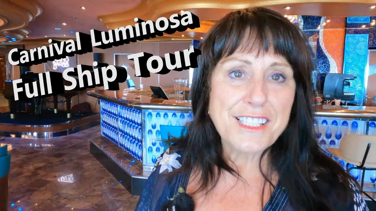 Carnival Luminosa Full Ship Tour - We Take You (almost) Everywhere on the Carnival Luminosa
