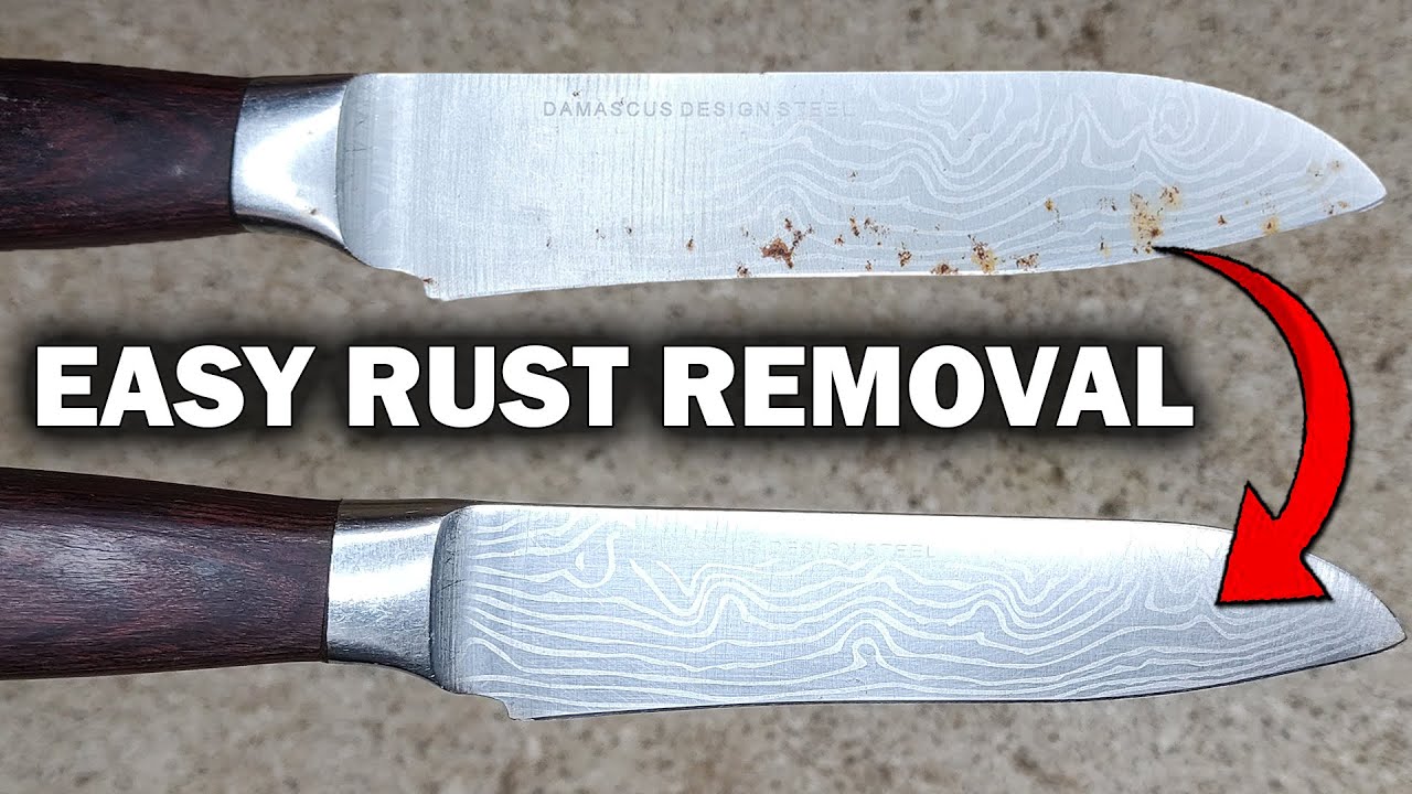 How to Remove Rust From a Knife | Easy Rust Removal
