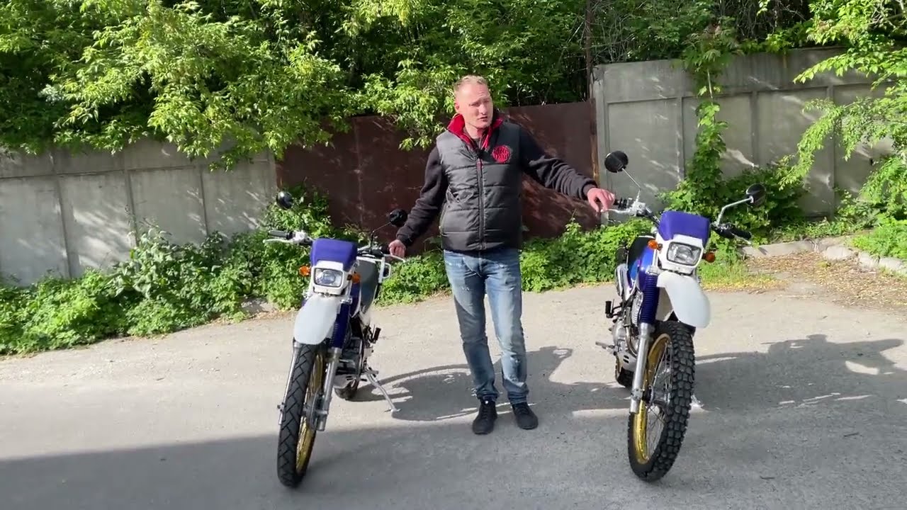 Состояние мотоциклов Kawasaki Super Sherpa 250 с пробегами 8000 Км и 18000 Км