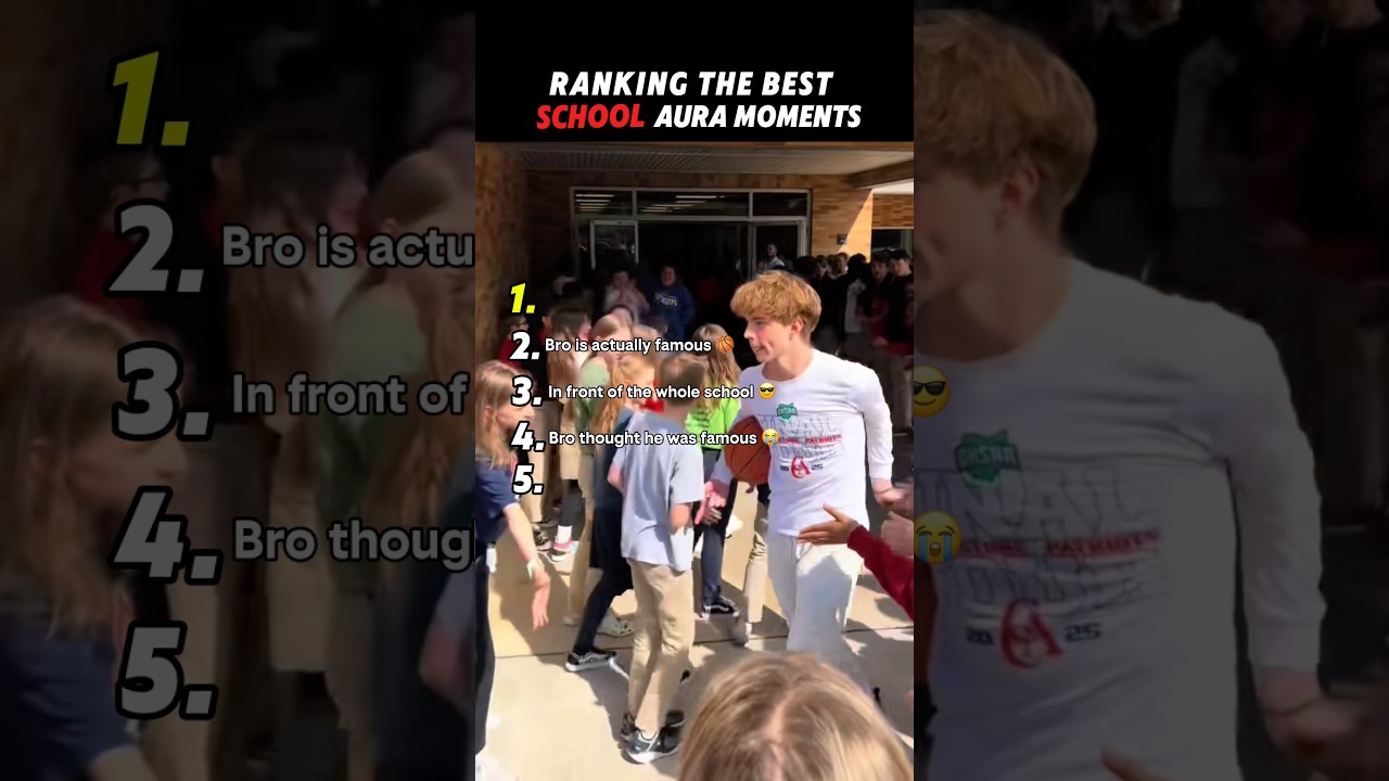 Ranking The Best School Aura Moments