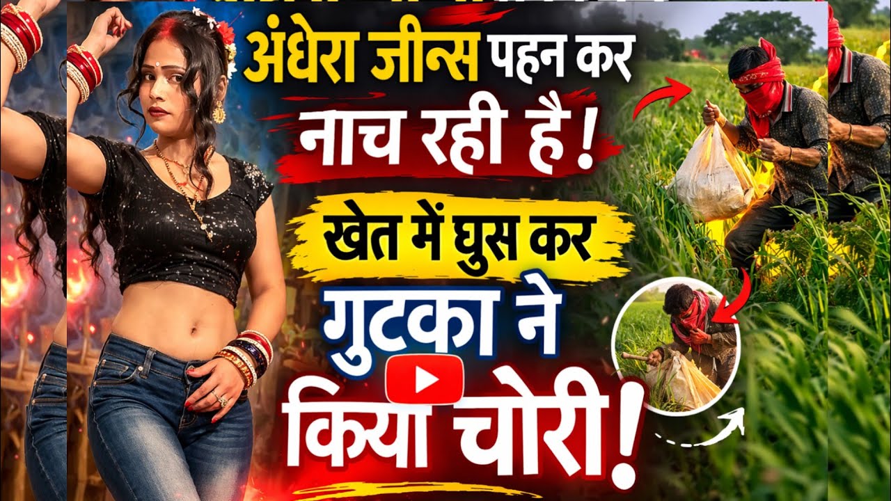 दूसरे के खेत में घुस कर गुटका ने किया चोरी@Bollywoodwithmisha @ShivaniKumariOfficial 