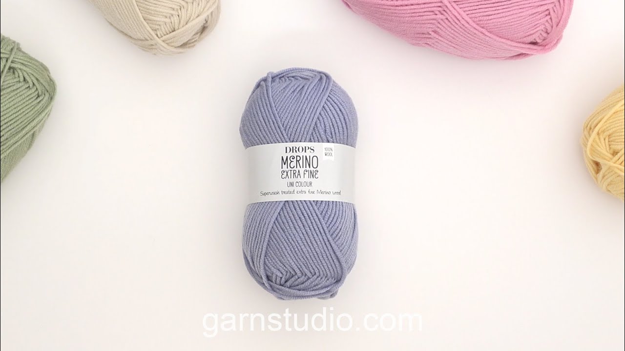 DROPS Merino Extra Fine - Superwash treated extra fine merino wool!