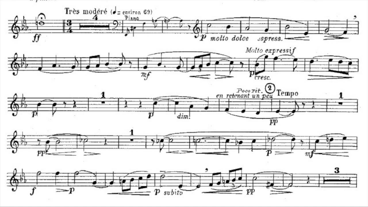 A. Savard - Morceau De Concours - Bb Trumpet Play Along Music Score