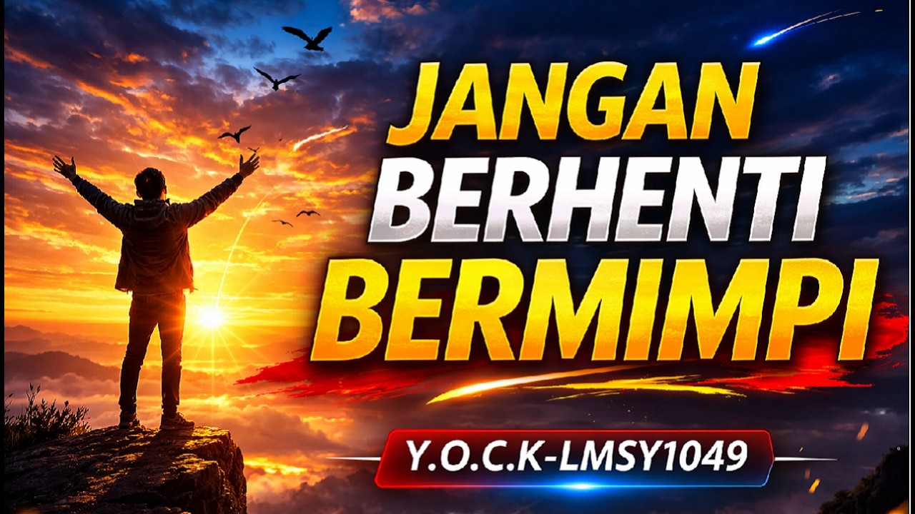 Untuk Kamu yang Merasa Tertinggal | Jangan Berhenti Bermimpi - Lirik Lagu - 2026