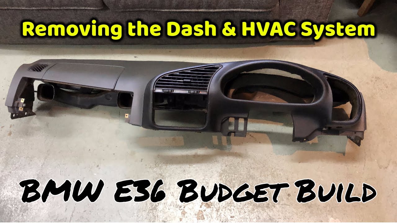 The Bottom Line BMW EP08 | Removing the Dash & HVAC System