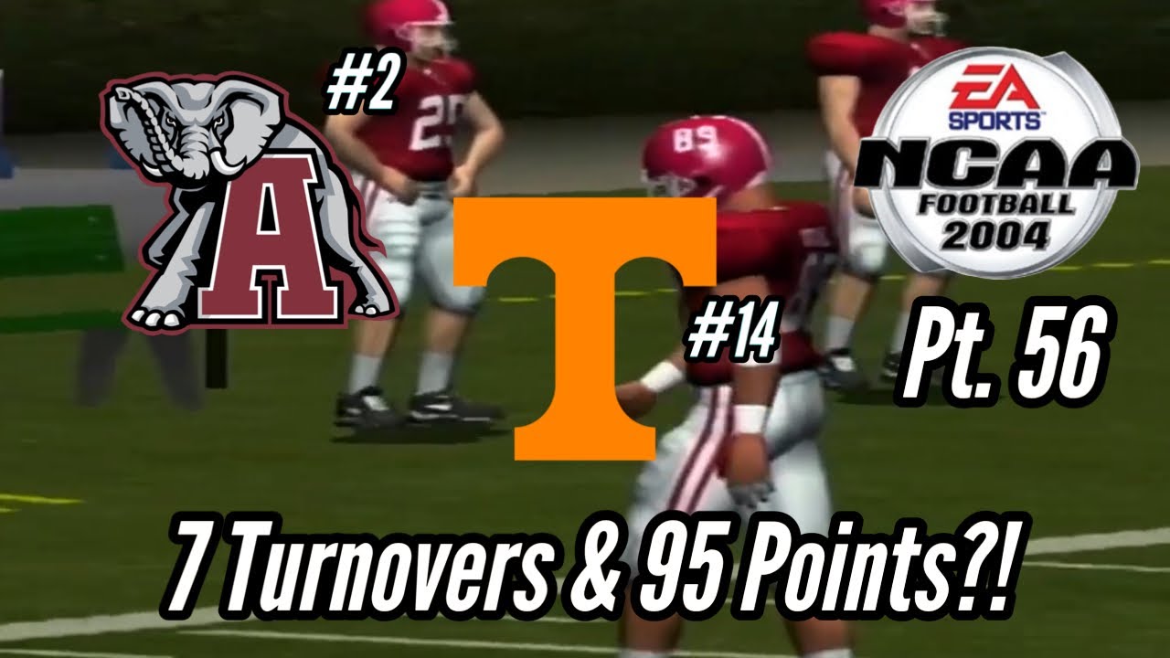 NCAA04 Alabama Crimson Tide Dynasty: Pt.56: 7 Turnovers and 95 points?!