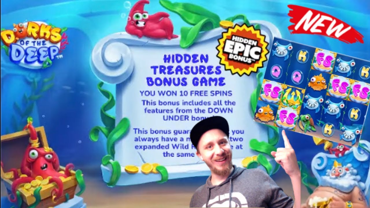 CRAZY HIDDEN EPIC 5 SCATTER BONUS!!!! On New Hacksaw Slot Machine Dorks Of The Deep! *INSANE BONUS*