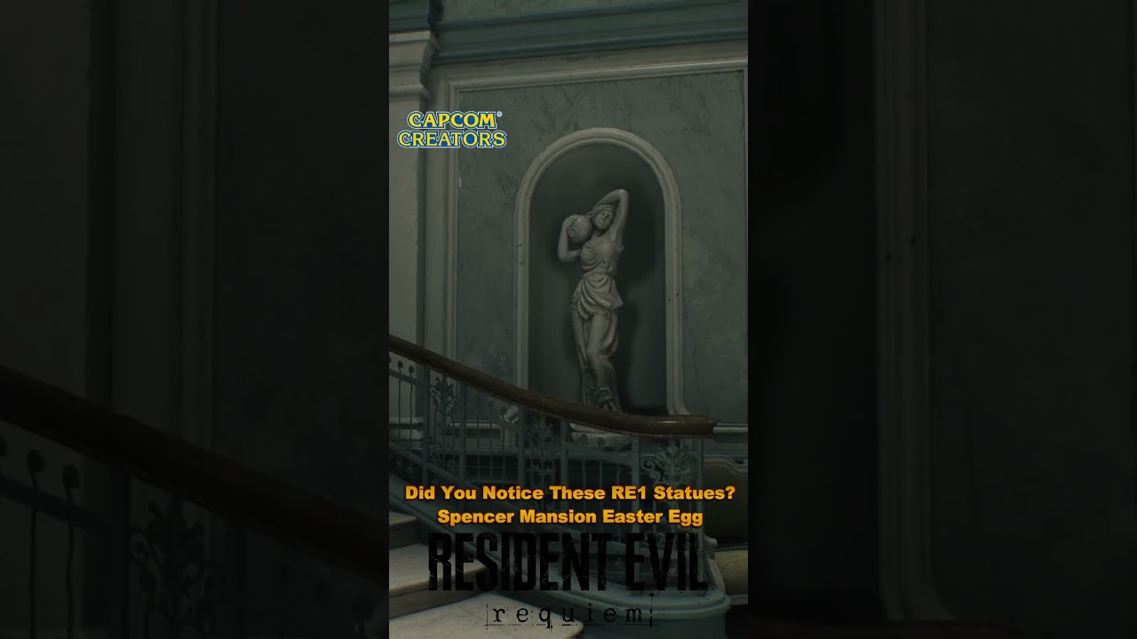 Вы заметили эти пасхалки из RE1?! 😱 (Особняк Спенсера) | Создатель Capcom | #RERequiem #re9 #re1