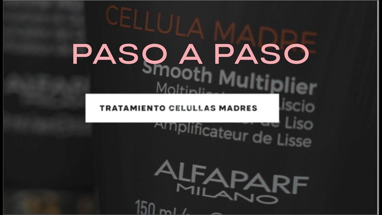Tratamiento con CELLULA MADRE de ALFAPARF MILANO PROFESSIONAL