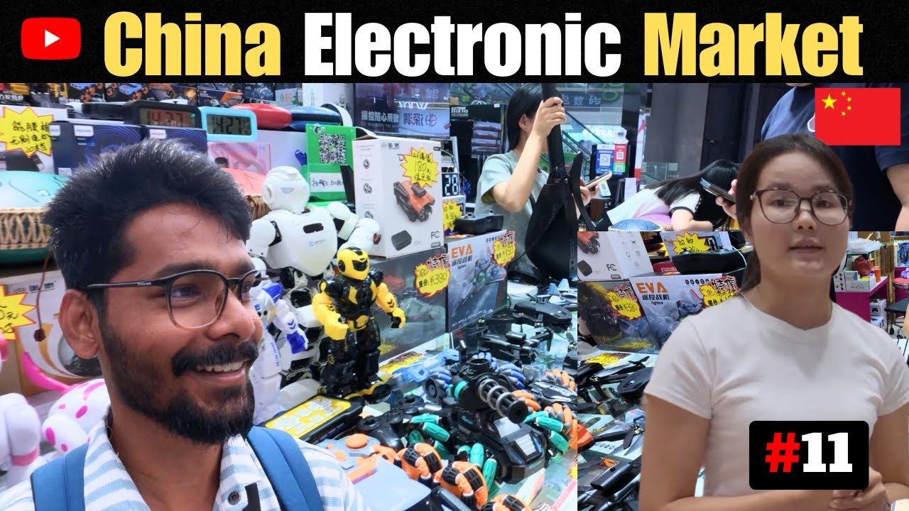 World's Biggest Electronic Market In Shenzhen, China 🇨🇳 चीन का सबसे बड़ा इलेक्ट्रॉनिक बाज़ार 