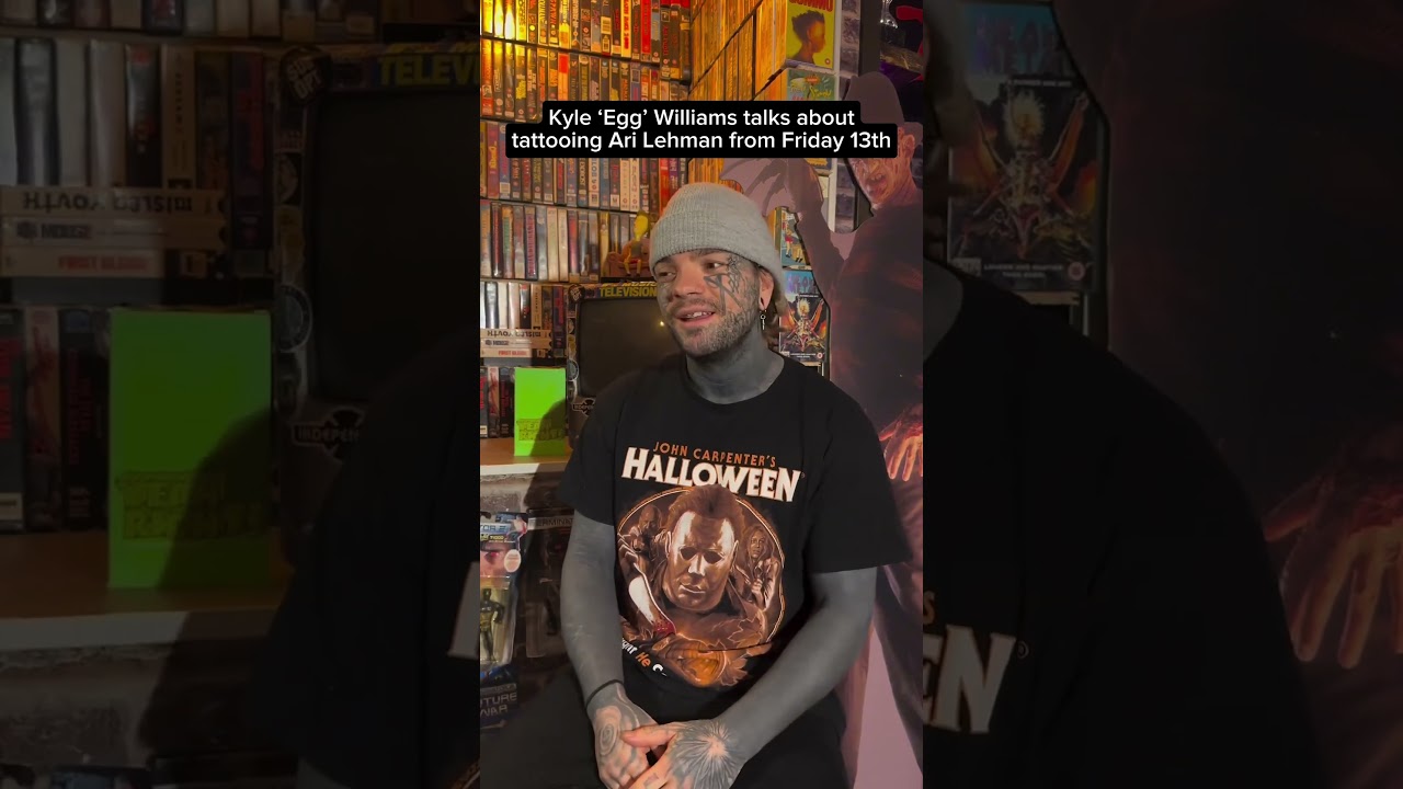 Kyle Williams talks to us about tattooing the original Jason Voorhees from Friday 13th!🩸| 