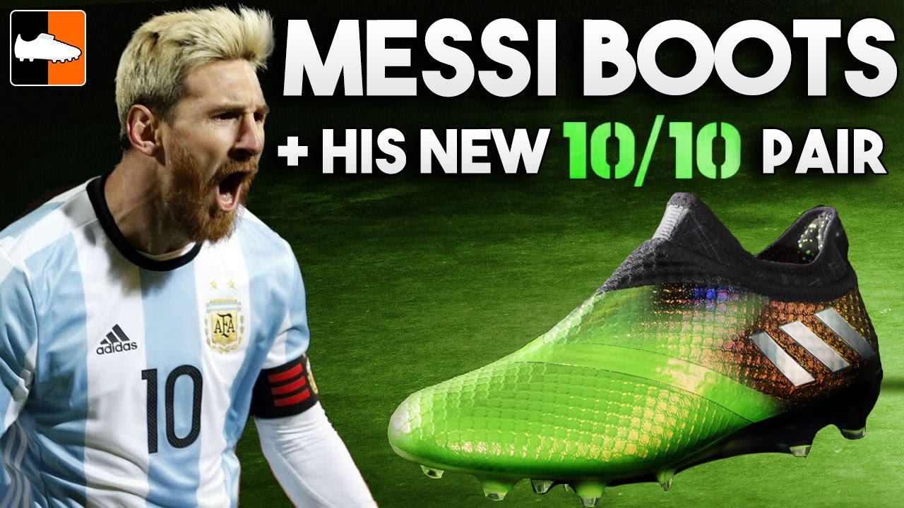 Every Messi adidas boot & his new 10/10 Kryptonite pair!